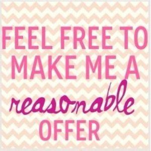 Always considering reasonable offers!!